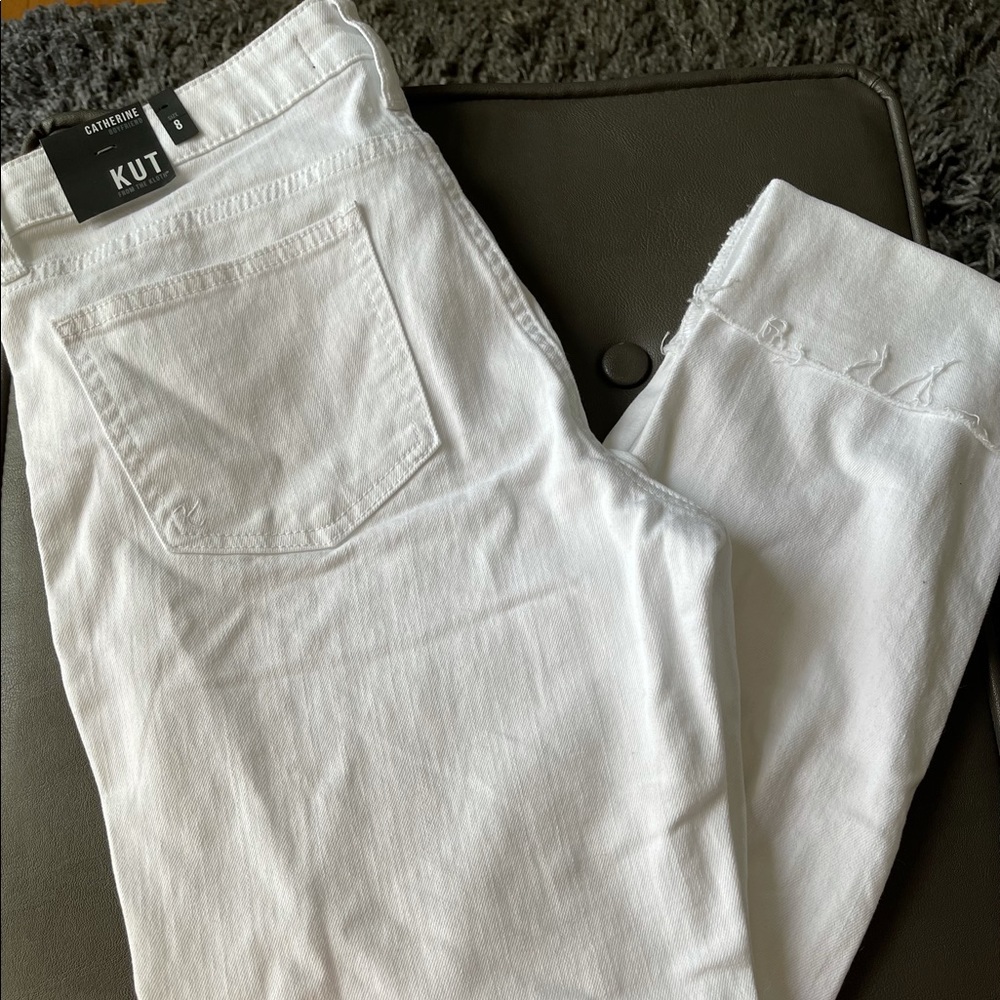 Kut from the Kloth White Jeans